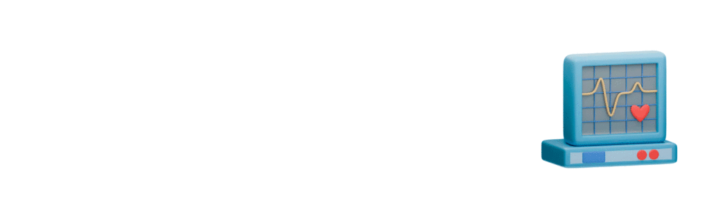 Balão que contem as informações de eletrocardiograma do site do Dr. André Campelo